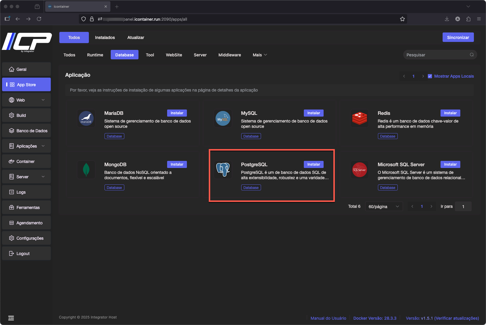 Como instalar o TicketZ no painel ICP