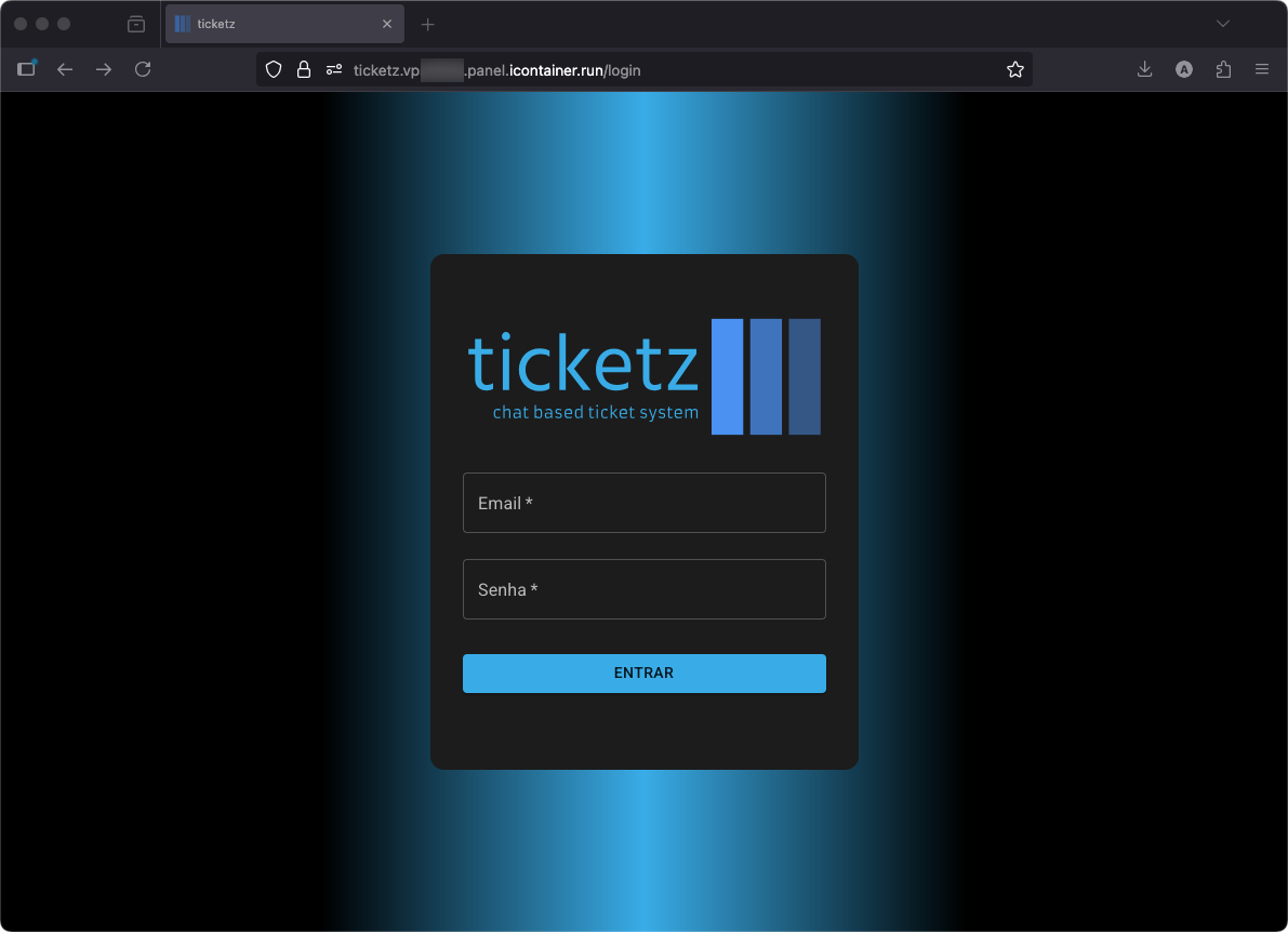 Como instalar o TicketZ no painel ICP