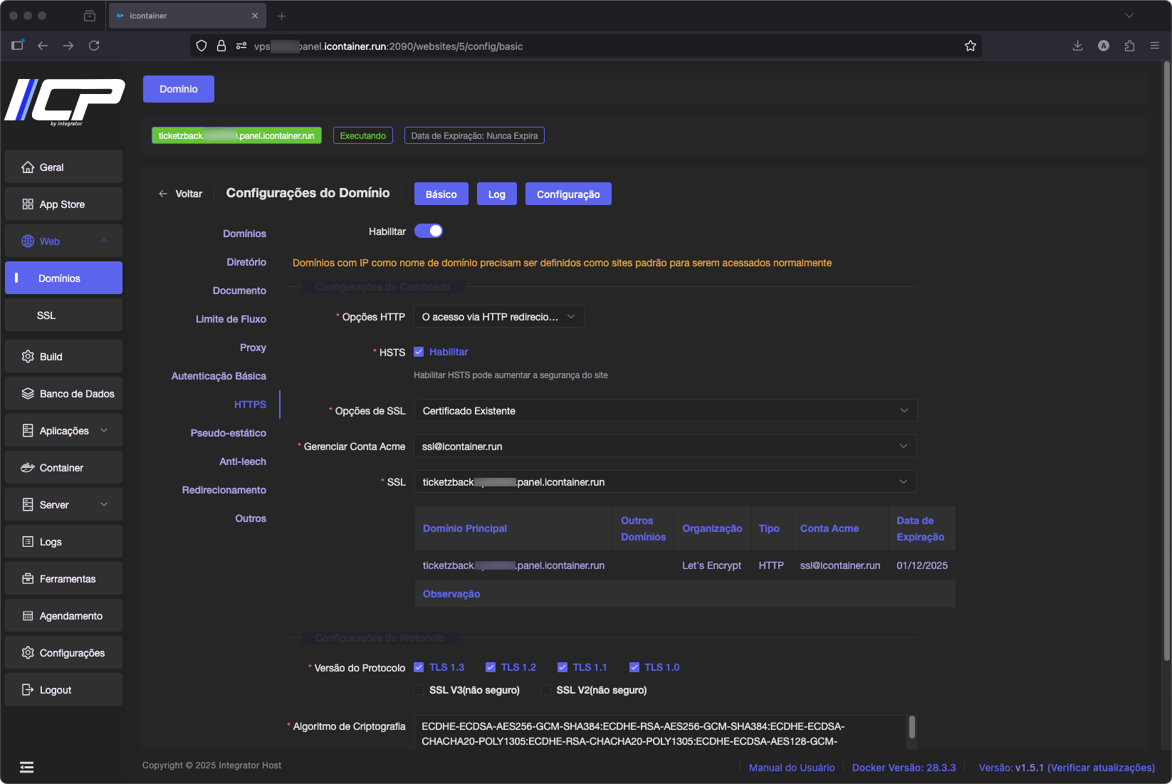 Como instalar o TicketZ no painel ICP