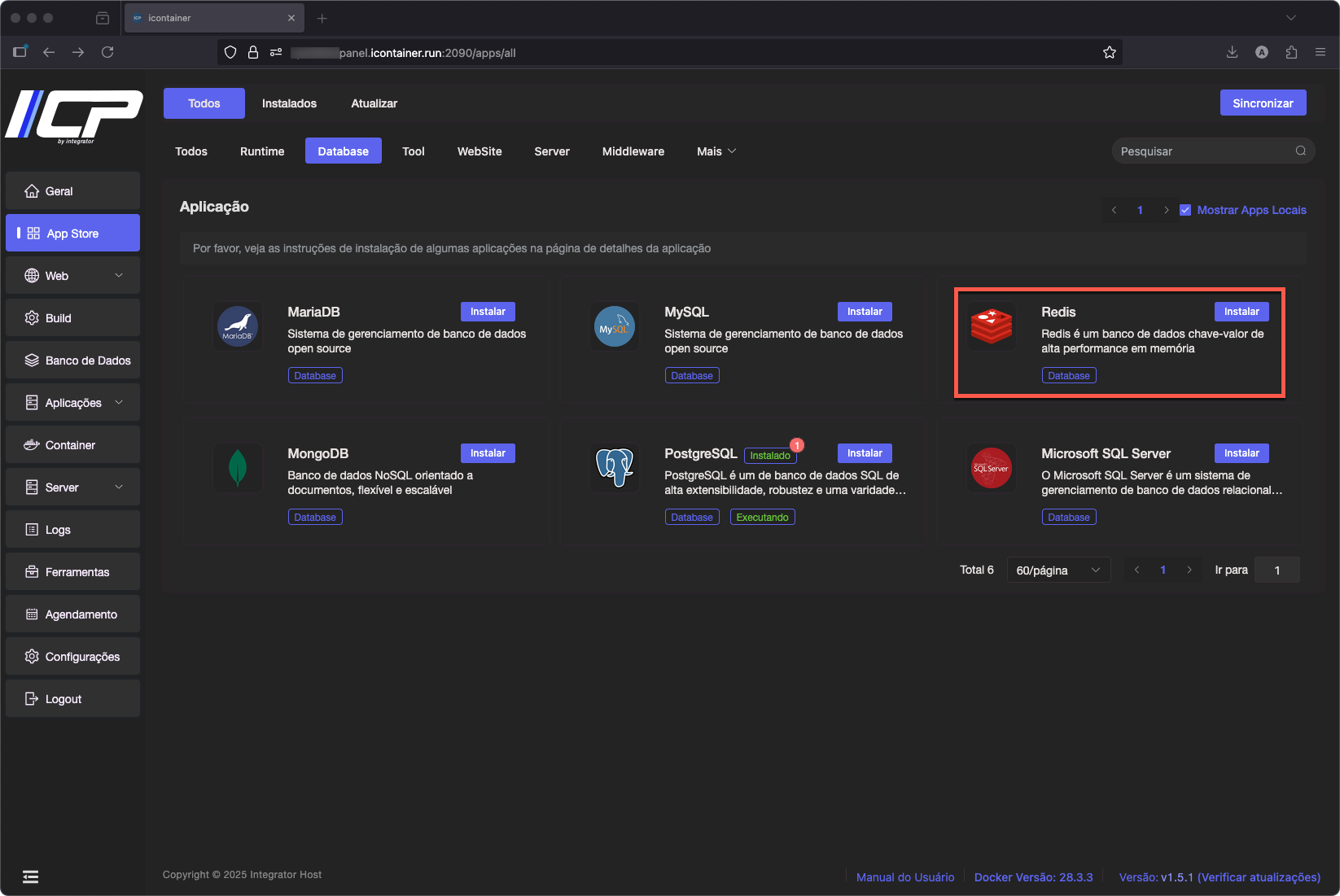 Como instalar o TicketZ no painel ICP