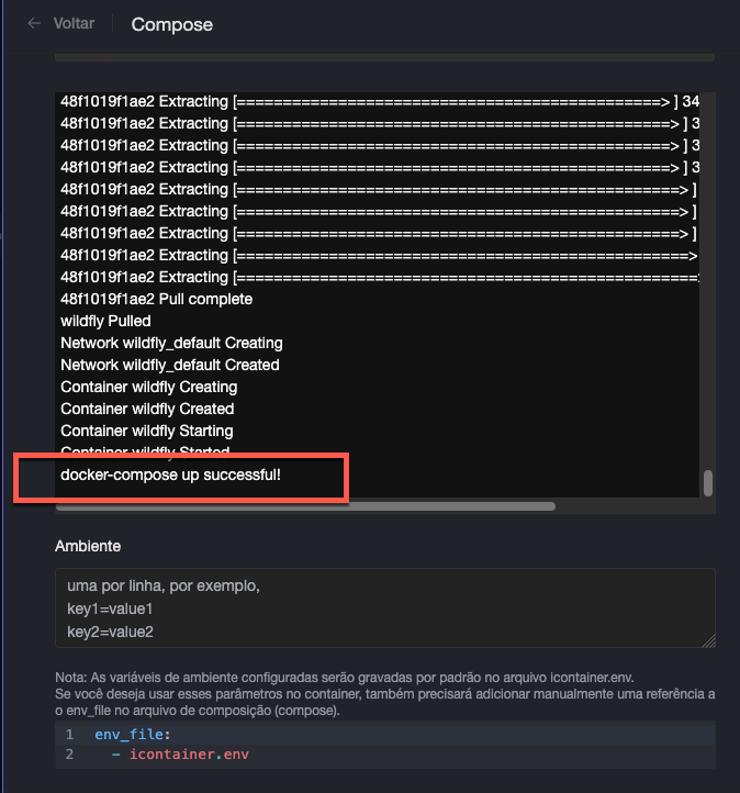 Como instalar o Wildfly usando o Painel ICP