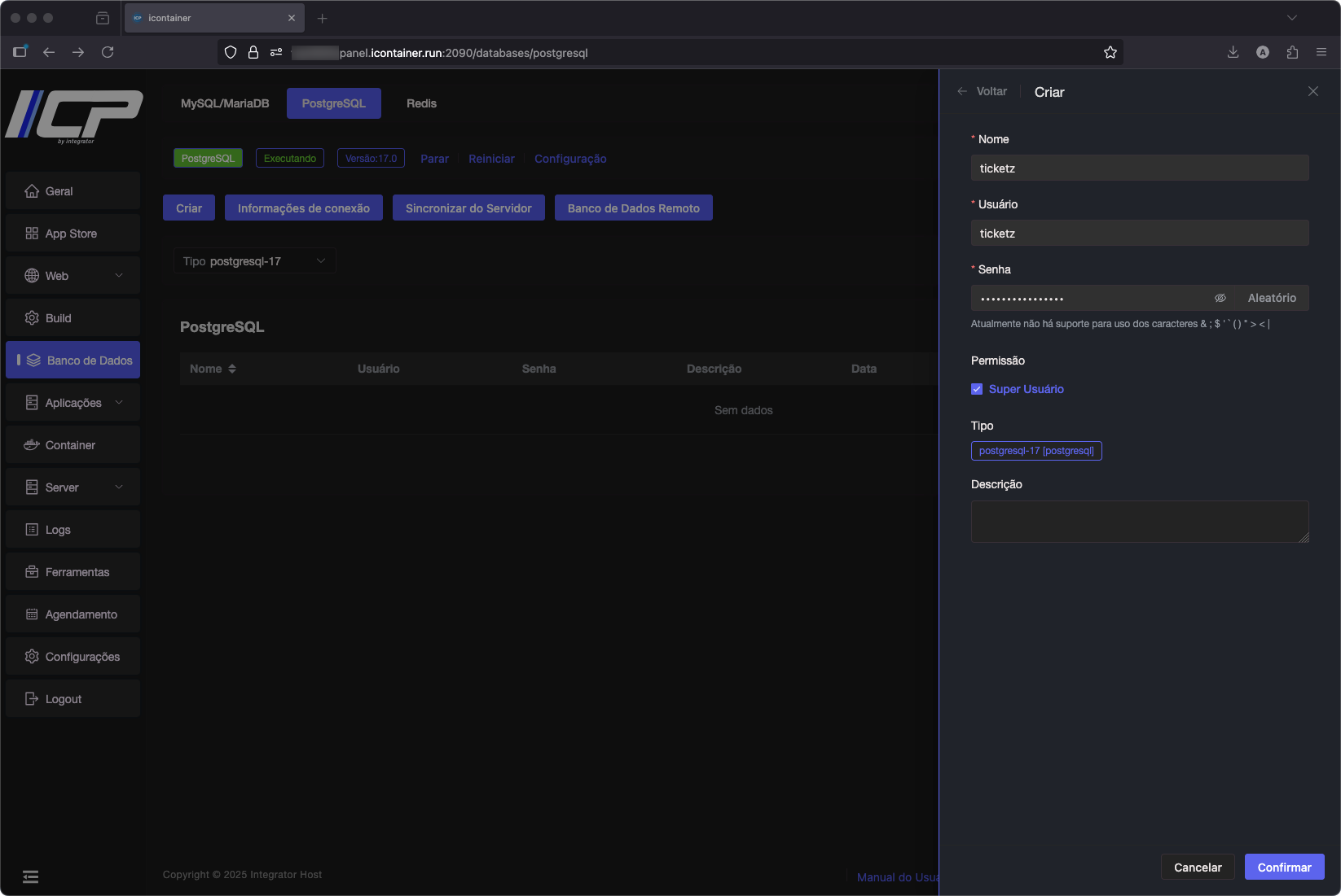Como instalar o TicketZ no painel ICP