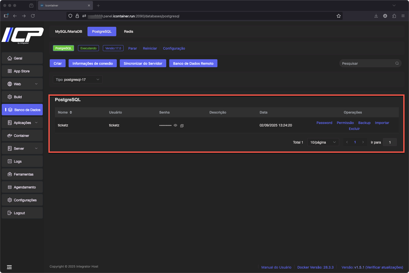 Como instalar o TicketZ no painel ICP