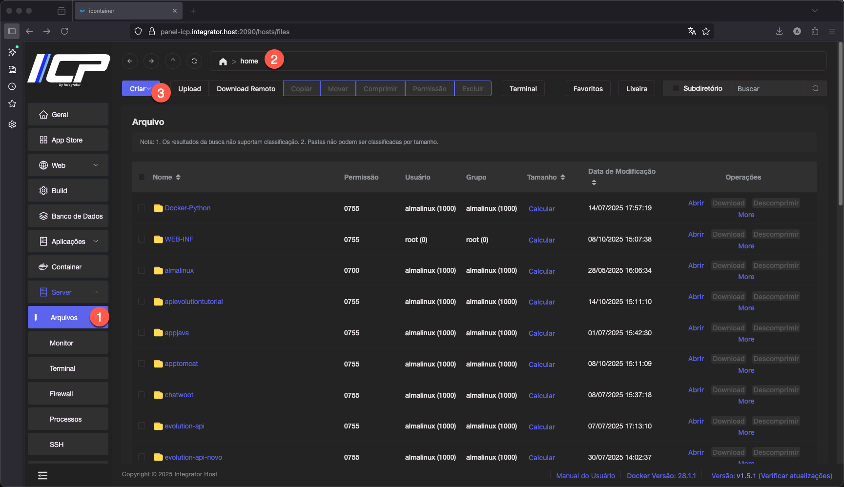 Como instalar o Supabase usando o Painel ICP
